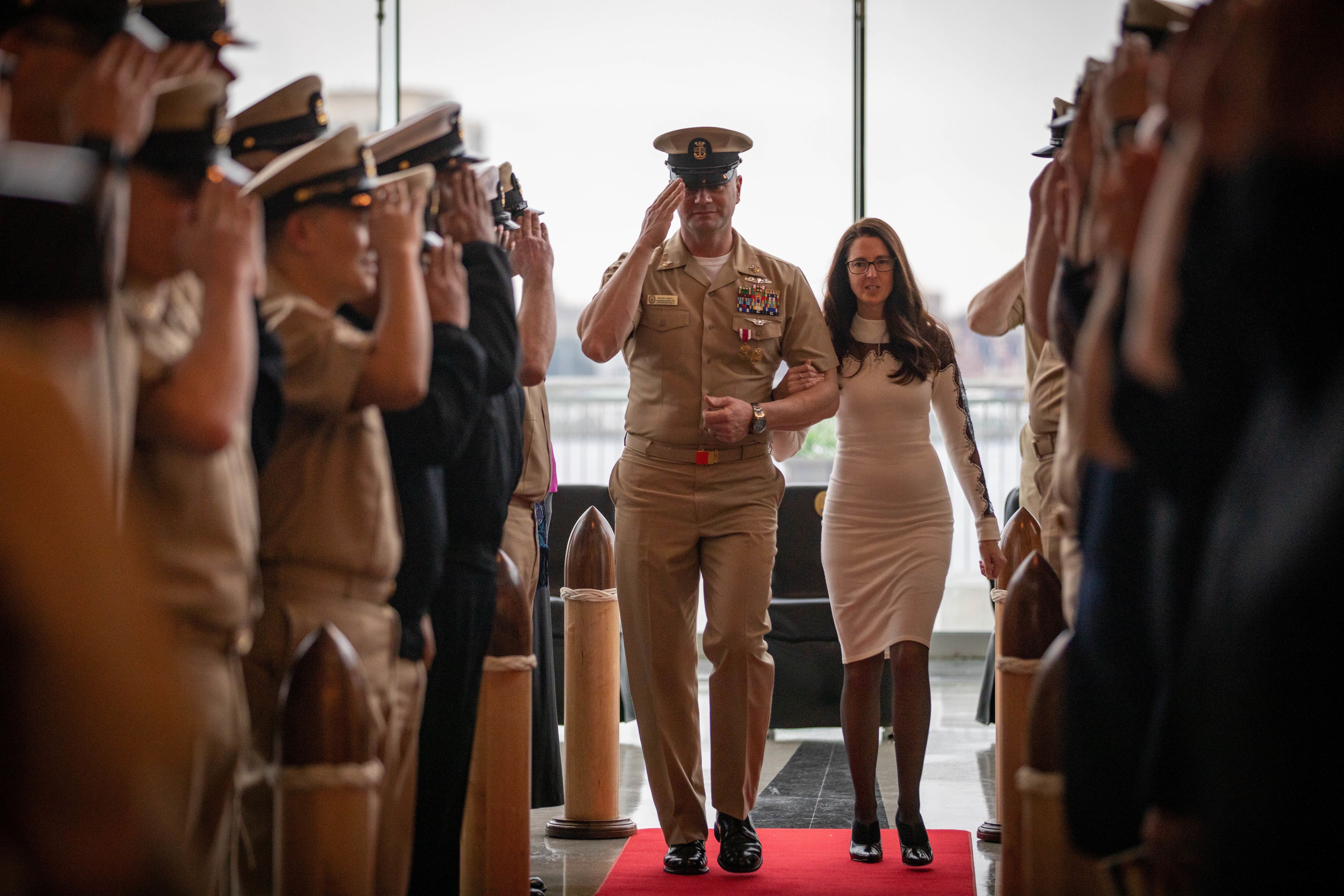 As Uniform Shortage Looms, Some BMT Grads Go With Fewer Service Dress Items