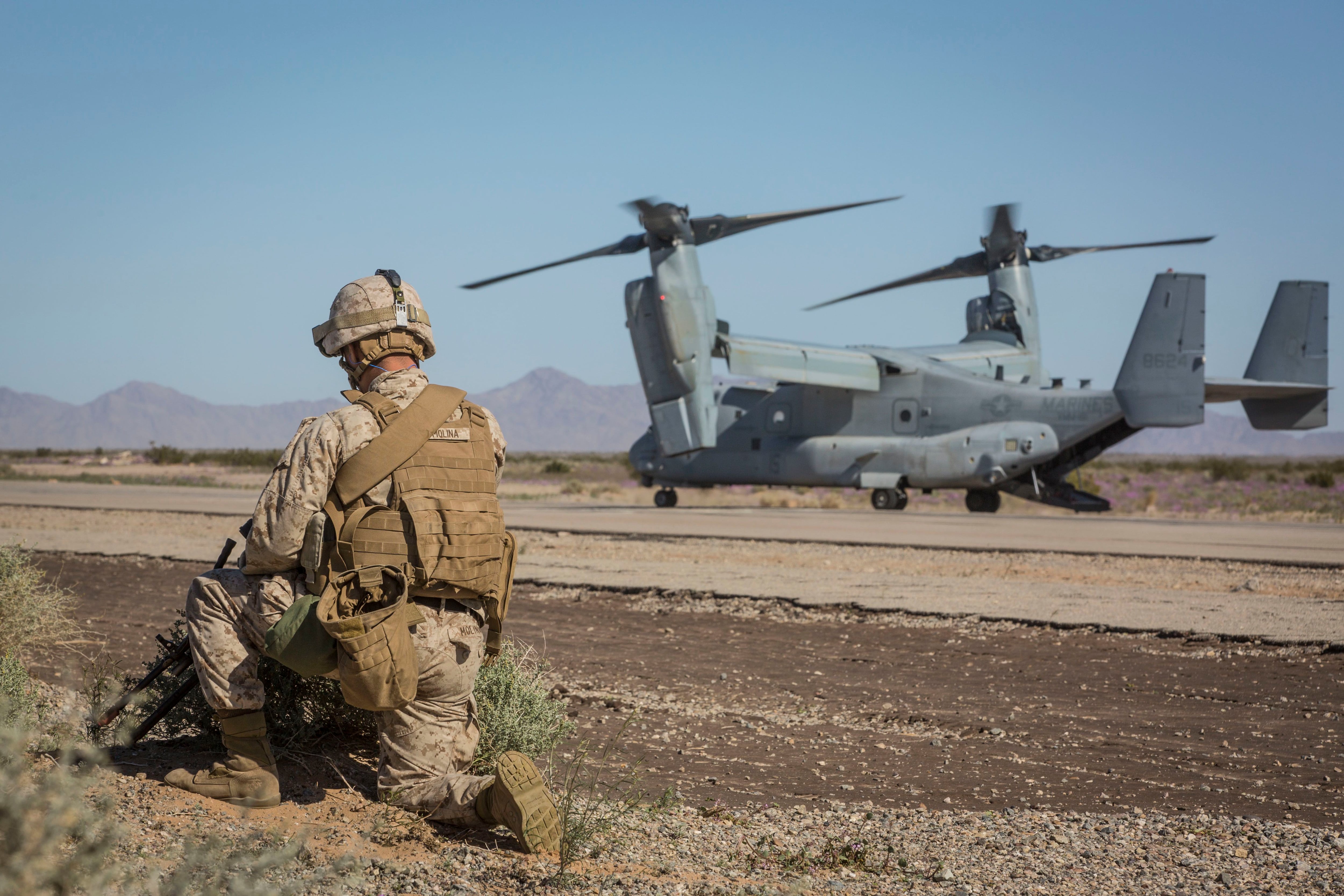 Capt. John Sax among 5 killed in Osprey crash in CA desert