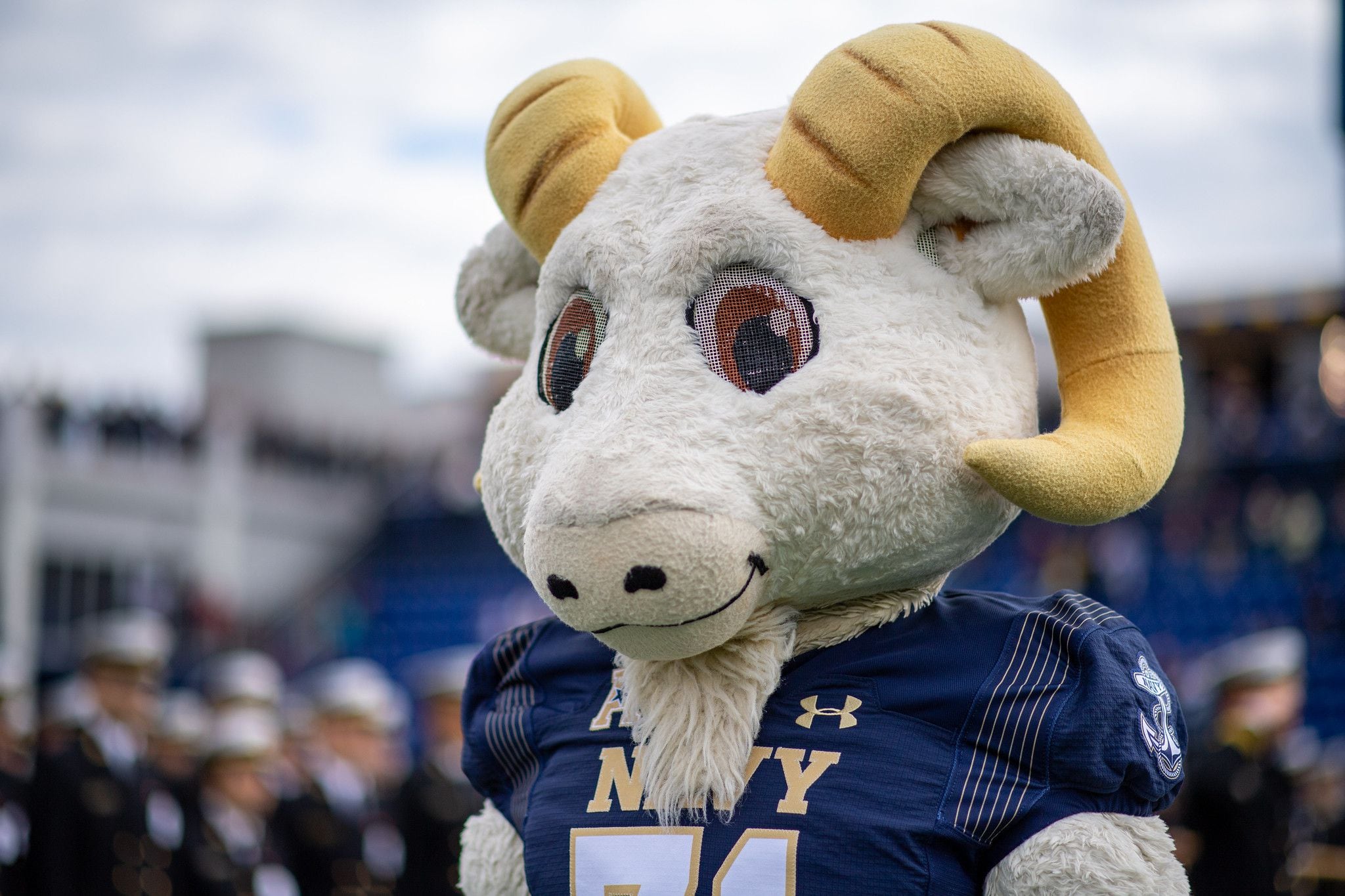 Navy goat stuffed hot sale animal