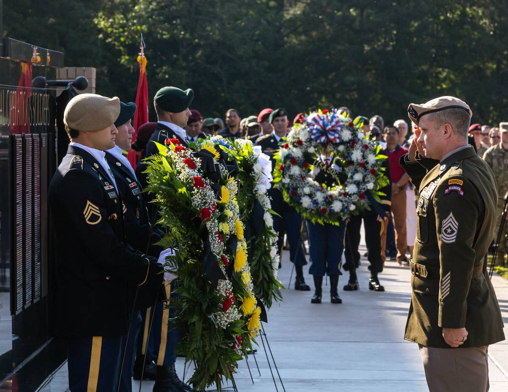 Names of soldiers killed in Black Hawk crash added to memorial wall