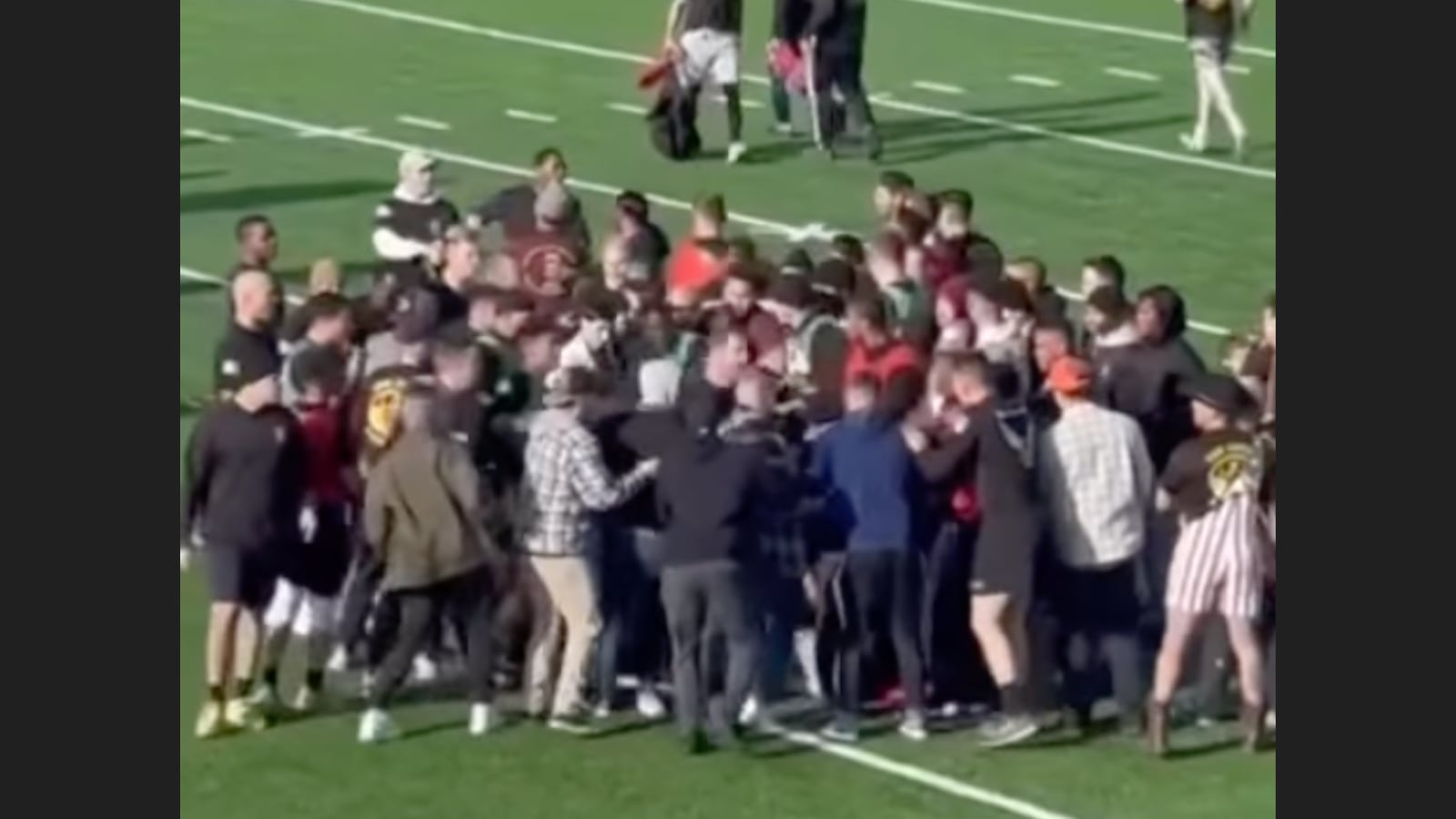 Army halts flag football Turkey Bowl after massive brawl