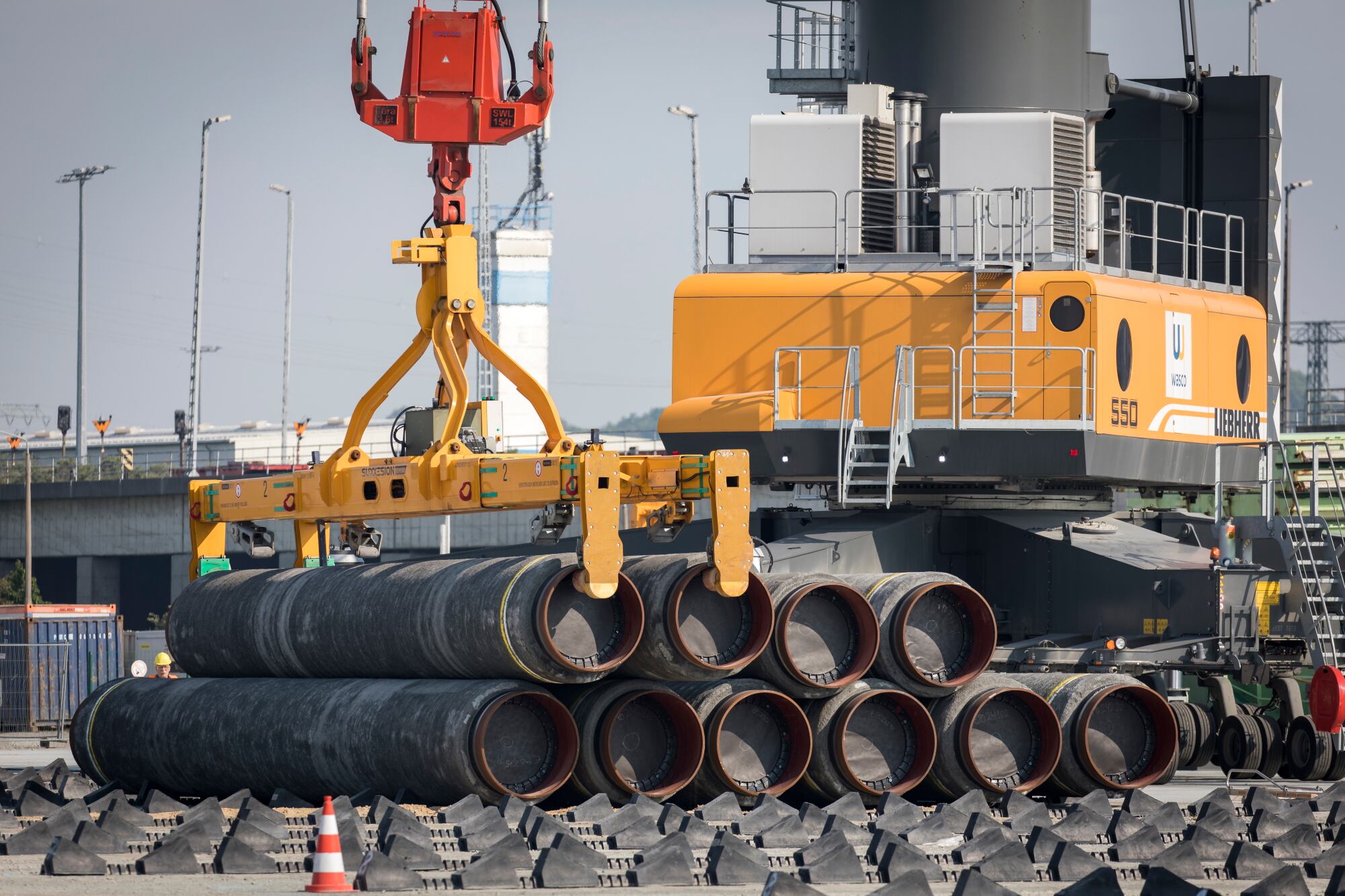 Nord Stream 2 pipes