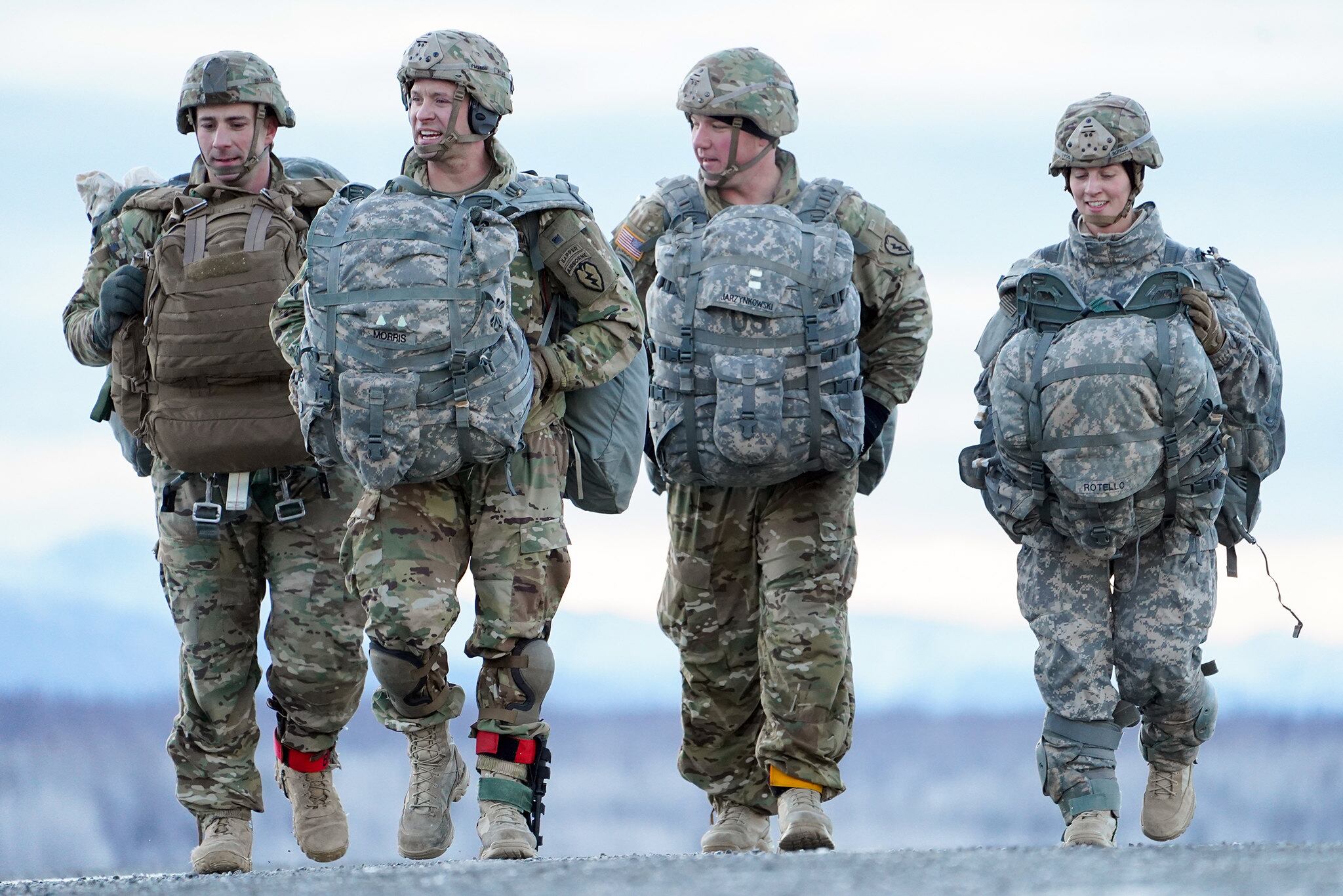 Spartan Paratroopers Descend Into Winter Wonderland