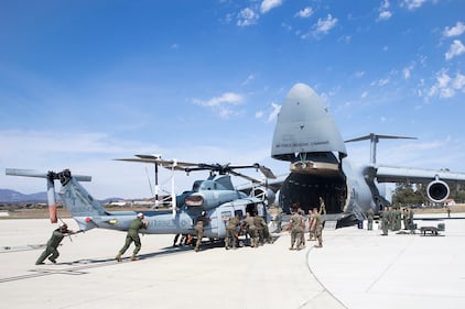 UH-1Y Venom, C-5M Super Galaxy