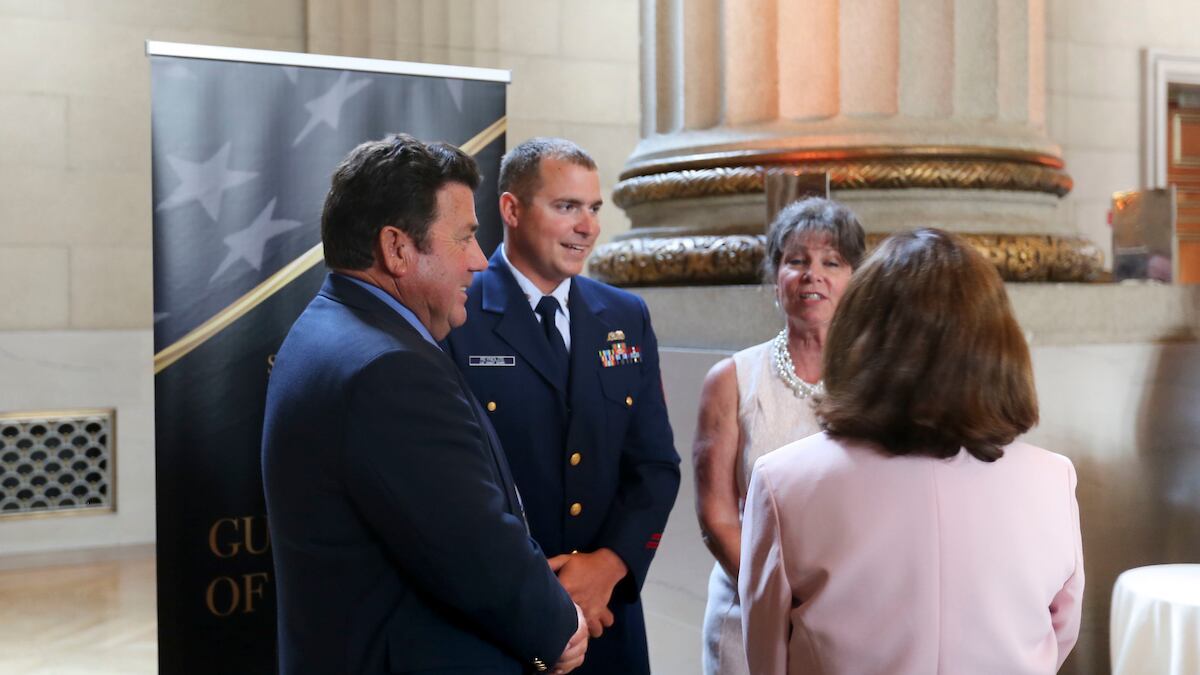 Coast Guardsman of the Year Boatswain’s Mate 1st Class Nathan Reynolds