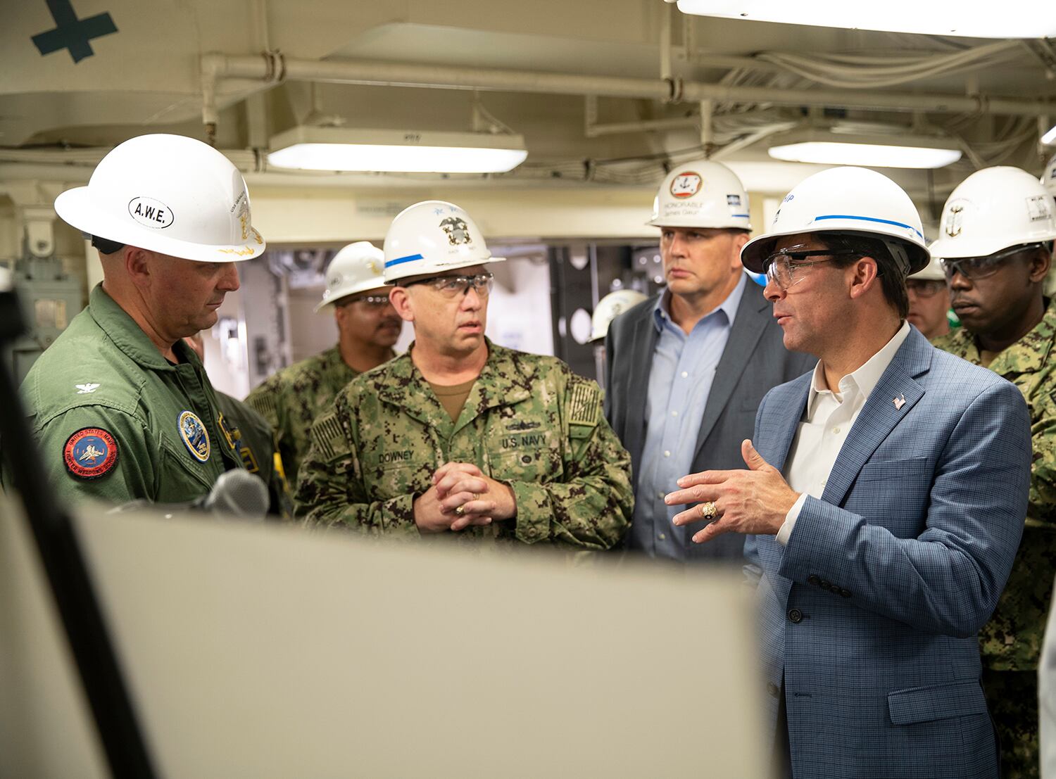 SECDEF Tours CVN78