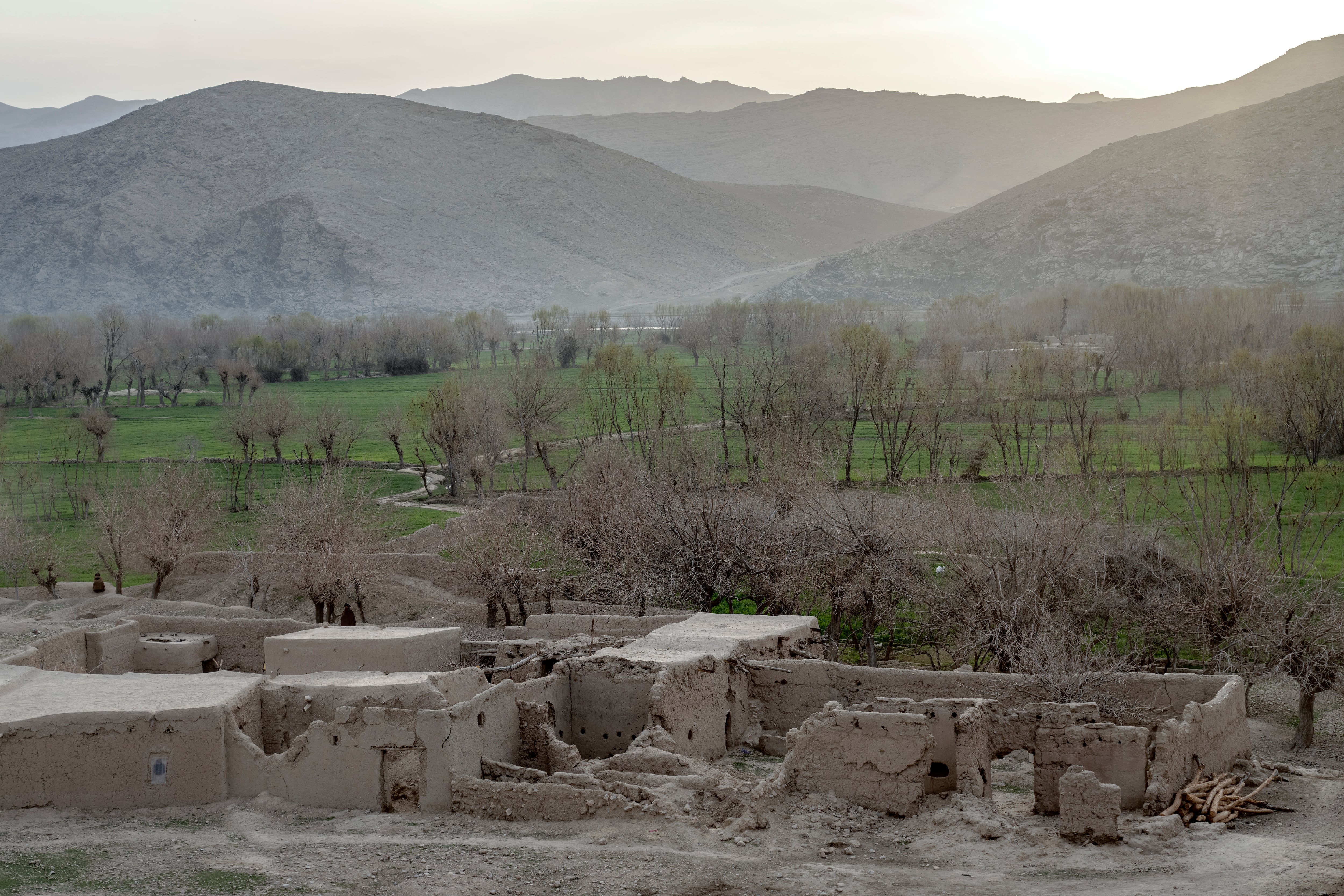 The remains of a home destroyed by U.S. forces during a Sept. 5, 2019, night raid is seen in a village in a remote region of Afghanistan, on Saturday, Feb. 25, 2023.