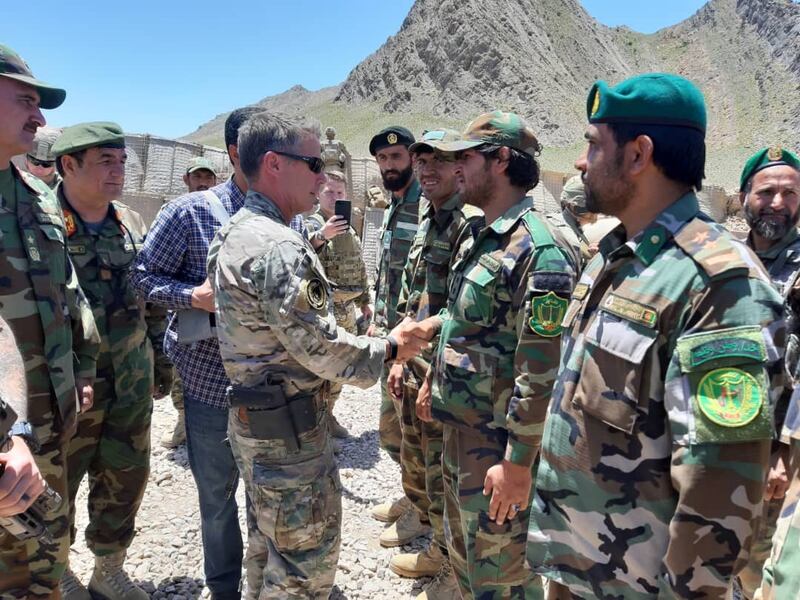 The commander of US forces in Afghanistan rocks a 1911 as his issued ...