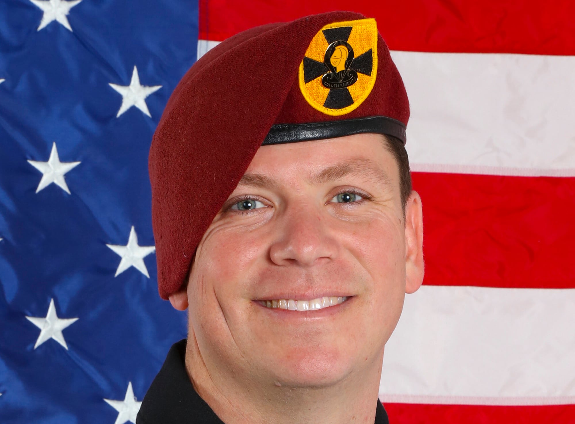 This photo provided by the U.S. Army Parachute Team shows Sgt. 1st Class Michael Ty Kettenhofen.