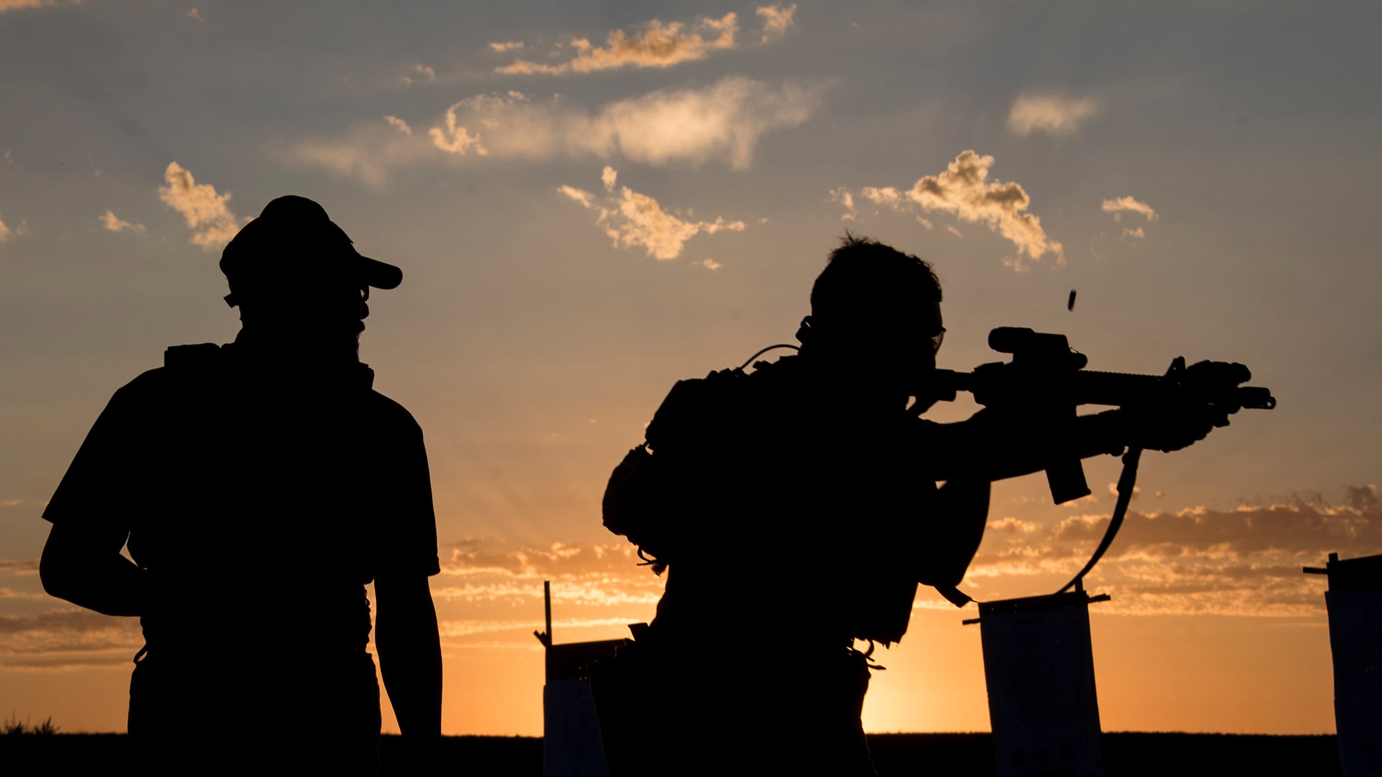 An airman assigned to the Combat Team Member Course receives instruction during training at Davis-Monthan Air Force Base, Ariz., June 26, 2020.