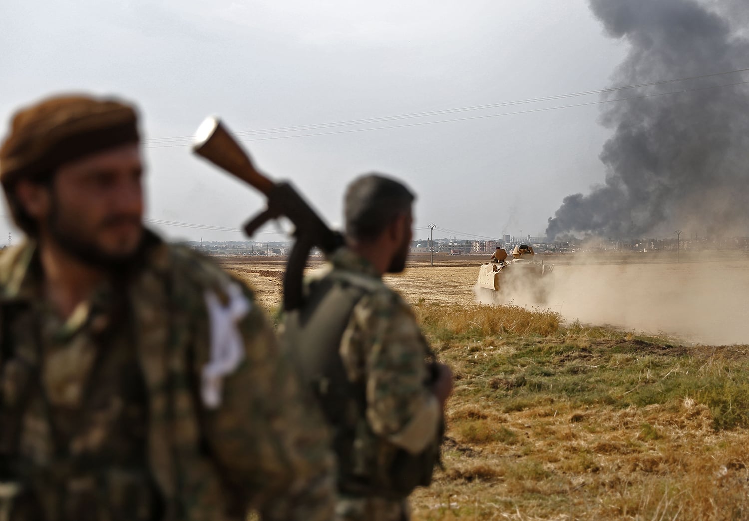 Turkey-backed Syrian fighters