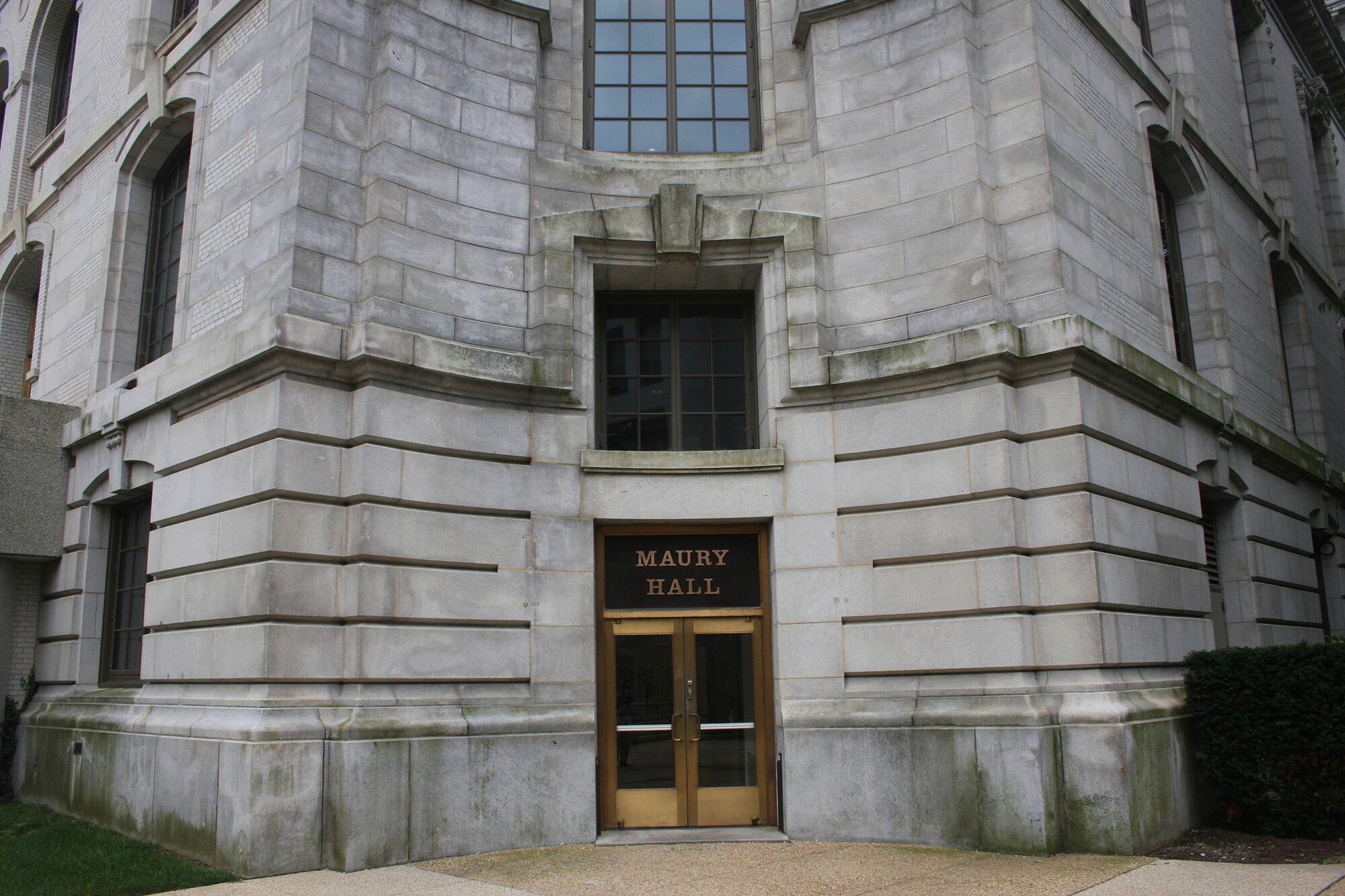 This Aug. 23, 2017, photo shows Maury Hall at the U.S. Naval Academy in Annapolis, Md.