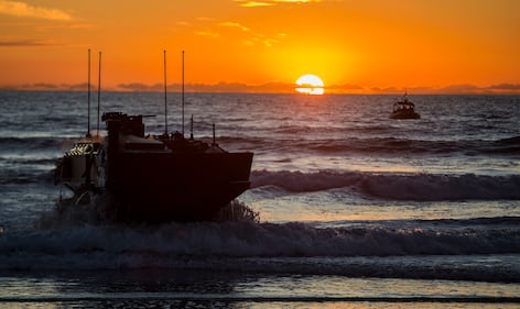 Marines take ACV out for low-light tests