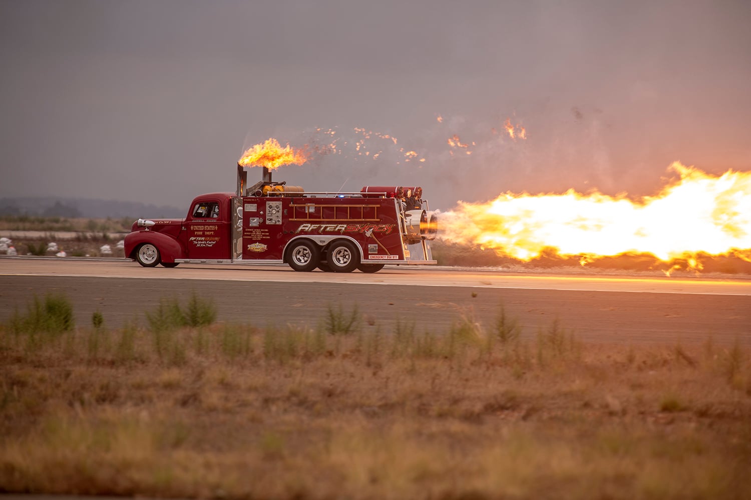 Aftershock, a jet powered firetruck