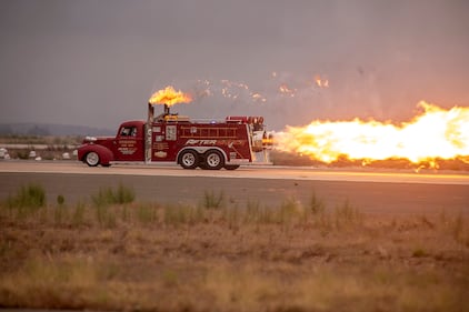 Aftershock, a jet powered firetruck