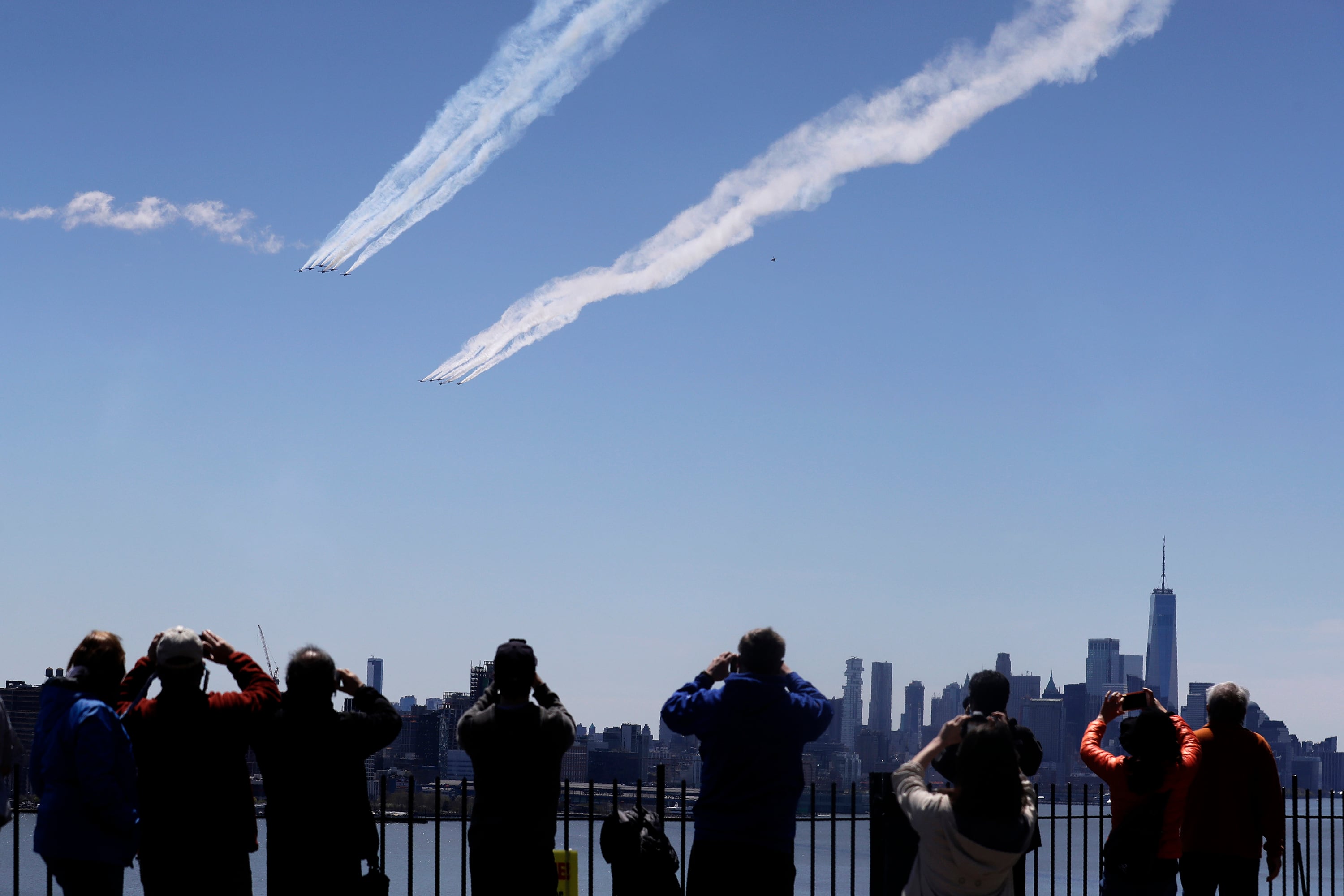 Blue Angels, Thunderbirds, New York City flyover, tribute to first responders