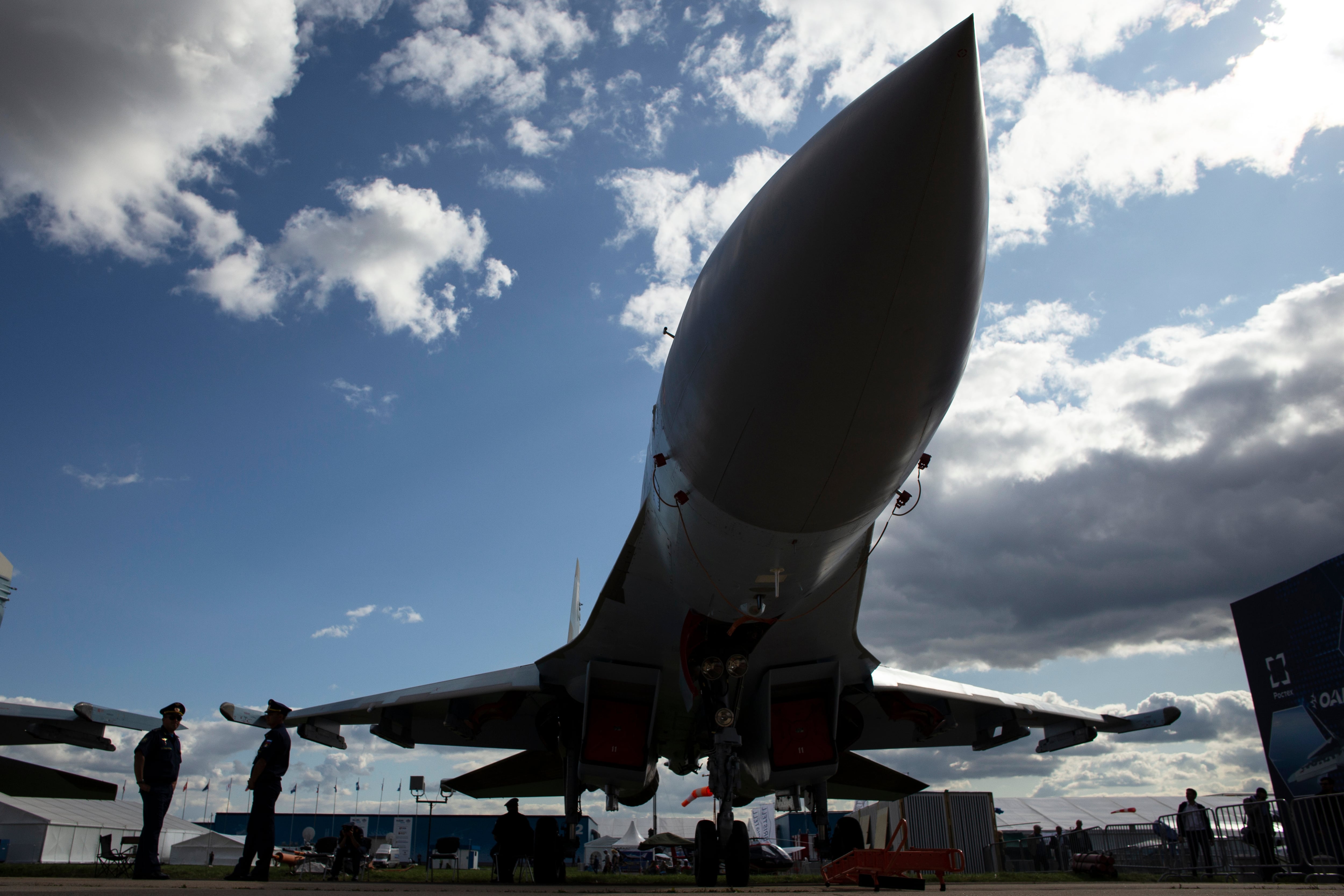 Russian Air Force Sukhoi Su-35s fighter jet