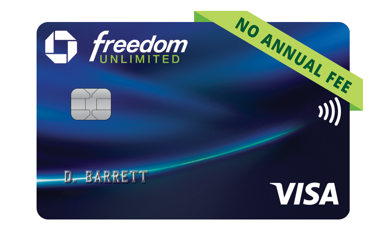 Chase Freedom Unlimited Visa credit card