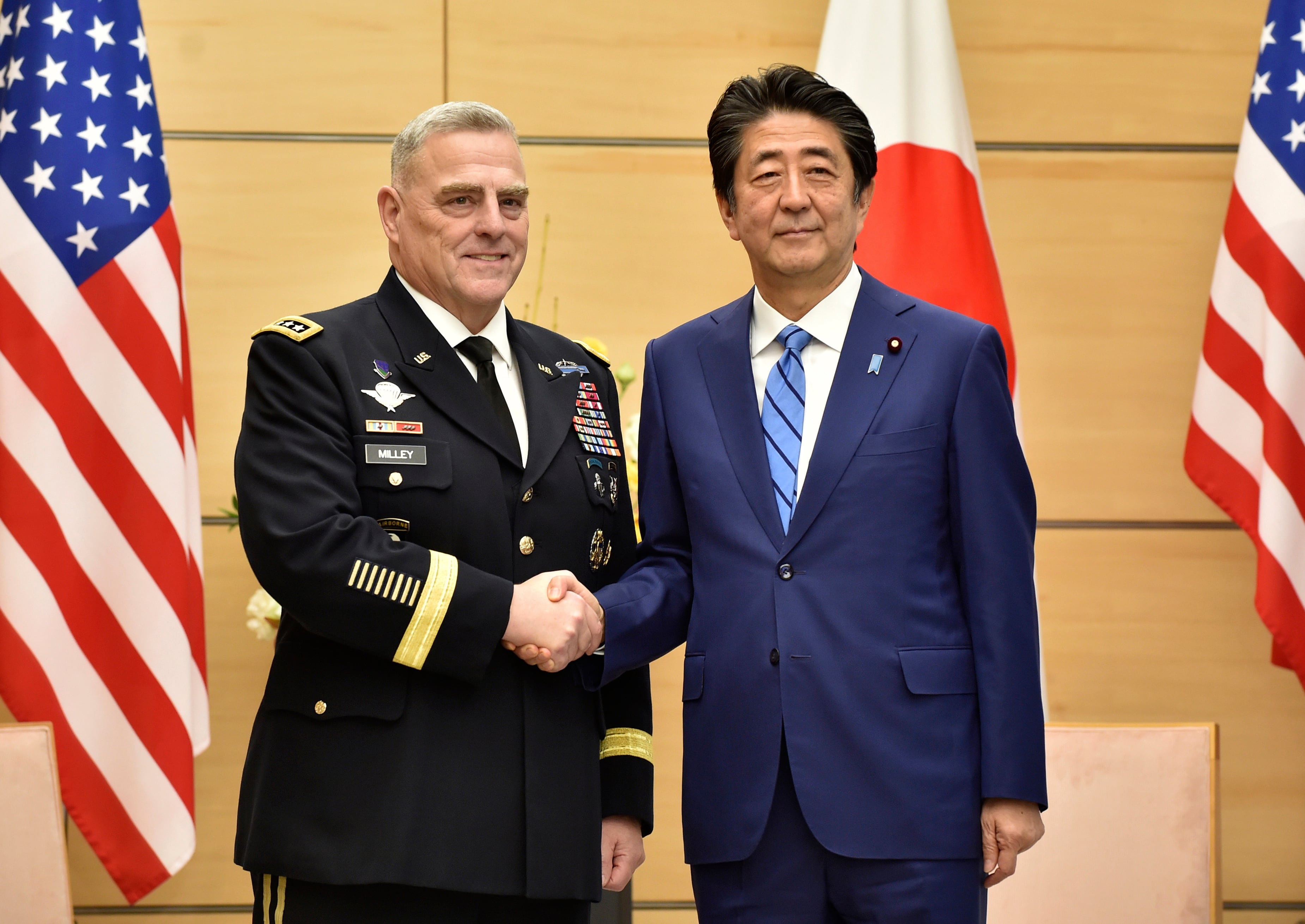 Shinzo Abe, Gen. Mark Milley