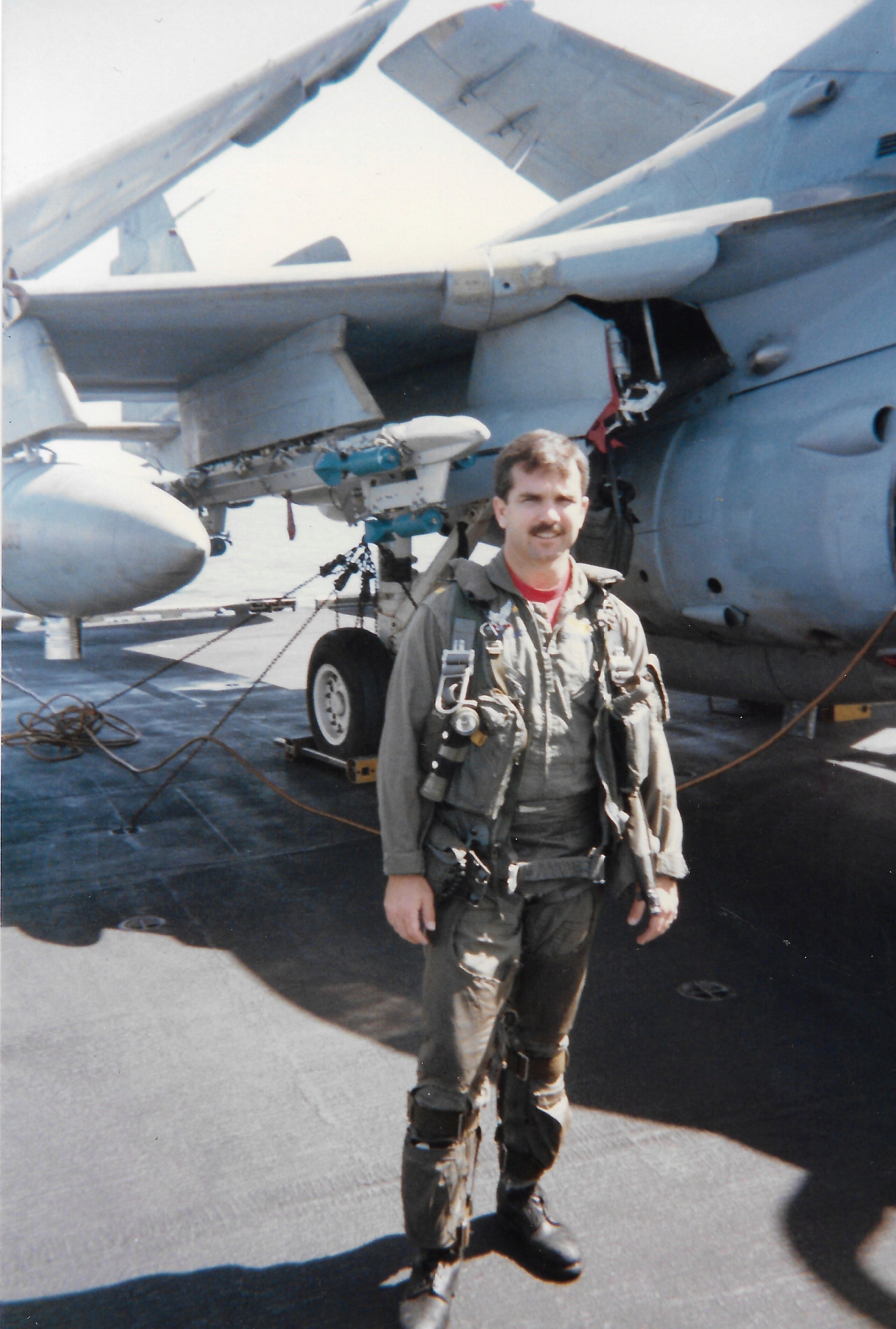 This image provided by Betty Seaman shows Navy A-6 Intruder pilot Jim Seaman. Navy Capt. Jim Seaman died of lung cancer at the age of 61.