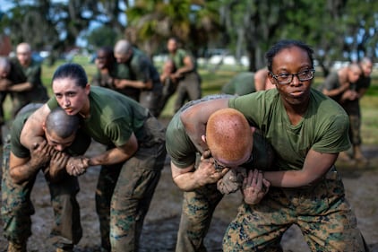 India Company Marine Corps Martial Arts Program - Counter to Chokes and Holds