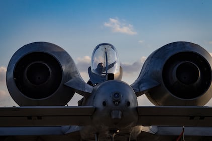 Full Moon brightens Air Force flightline operations